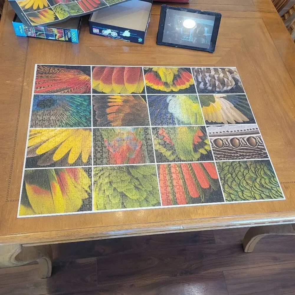 Buffalo Games National Geographic Photoark Feathered Fantasies 1000 pc Jigsaw Pu
